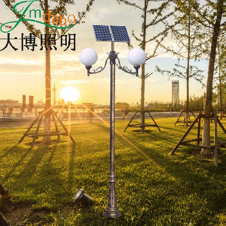 古銅色歐式太陽(yáng)能庭院燈 小區(qū)亮化節(jié)能光伏LED庭院燈